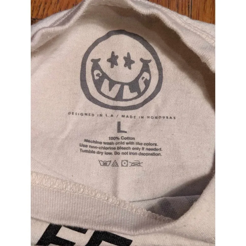 CULA Men's T-Shirt Size Large Street‎ Wear Graphic Logo LA Los Angeles